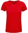 03581 Lds Crusader SOL'S Ladies Crusader Organic T-Shirt Red colour image
